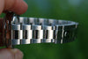 ROLEX MENS FULL SIZE 36mm DATEJUST STAINLESS STEEL AND WHITE GOLD BEZEL 116234