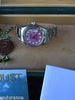 ROLEX LADIES DATEJUST STAINLESS STEEL OYSTER BRACELET PINK DIAL MODEL 6917