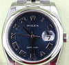 ROLEX DATEJUST MENS WATCH 116200 STEEL INSIDE BEZEL ENGRAVING BOX PAPERS