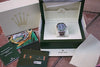 ROLEX MENS STAINLESS STEEL SUBMARINER GREEN ANNIVERSARY 40mm 16610V