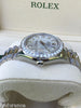 ROLEX MIDSIZE STEEL DATEJUST DIAMOND DIAL GOLD PRESIDENT BRACELET & BEZEL 178240