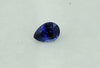 4.55ct Pear Shape Ceylon Blue Sapphire - Rare Deep Purple Color