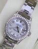 ROLEX DATEJUST LADIES DIAMOND MOTHER OF PEARL DIAL DIAMONDS BEZEL & LUGS STEEL