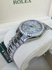 ROLEX MIDSIZE STEEL DATEJUST DIAMOND DIAL GOLD PRESIDENT BRACELET & BEZEL 178240