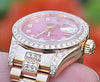 ROLEX LADIES 179175 ALL DIAMOND 18K ROSE GOLD PRESIDENT UNWORN