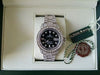 ROLEX SUBMARINER STAINLESS STEEL DIAMONDS EVERYWHERE BLACK MODEL 16610 40MM