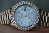 ROLEX WATCH 18038 PRESIDENT 36mm MENS FULL SIZE OVERSIZED 6ct. DIAMOND BEZEL