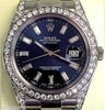 ROLEX MENS DATEJUST II 41 mm STEEL MODEL 116300 DIAMOND BEZEL LUGS AND DIAL