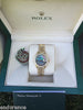 ROLEX LADIES PRESIDENT 18K YELLOW GOLD TAHITIAN BLACK MOTHER OF PEARL 69178