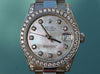 ROLEX WATCH MENS LADIES MIDSIZE 31mm DATEJUST 178240 STAINLESS STEEL DIAMOND