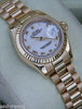 ROLEX PRESIDENT LADIES 18K GOLD MODEL 179178 WHITE DIAL GOLD ROMAN NUMERALS