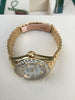 ROLEX LADIES PRESIDENT 18K GOLD 26 mm MOTHER OF PEARL DIAMOND DIAL BEZEL 69178