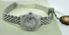 ROLEX LADIES STEEL DATEJUST MOTHER OF PEARL DIAMOND DIAL & BEZEL MODEL 179160