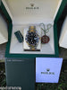 ROLEX GMT II TWO TONE 18k GOLD & STEEL WATCH BLACK 16713