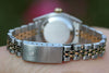 ROLEX LADIES TWO TONE DATEJUST STEEL 18K GOLD FACTORY DIAMOND DIAL 69163