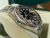 ROLEX GMT II STAINLESS STEEL BLACK ON BLACK CERAMIC BEZEL PERFECT MINT 116710