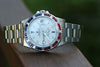 ROLEX VINTAGE GMT MASTER STEEL 40mm PEPSI 16750 WHITE DIAMOND SAPPHIRE DIAL