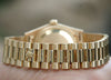 ROLEX MENS OR LADIES PRESIDENT 36mm DIAMOND MOTHER of PEARL 18K YG 18038