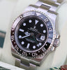 ROLEX GMT MASTER II 2 STAINLESS STEEL BLACK on BLACK  WATCH 116710