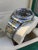 ROLEX NEW DATEJUST BLUE CUSTOM DIAMOND DIAL DIAMONDS BEZEL MODEL 116200