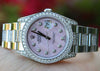 ROLEX DATEJUST STAINLESS STEEL 116200 36mm LADIES DIAMOND BAND BEZEL DIAL LUGS