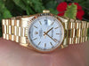 ROLEX MENS PRESIDENT DAY DATE 36mm 18238 18K GOLD DOUBLE QUICK BOX PAPERS