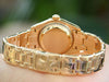 ROLEX 80318 LADIES 29mm MASTERPIECE 18K GOLD ORIGINAL FACTORY DIAMOND DIAL BEZEL