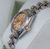 ROLEX LADIES TWO TONE VINTAGE RETRO LADY DATE STEEL & 14K YELLOW GOLD 6917