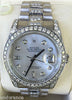 ROLEX DATEJUST PRESIDENT DIAMOMD BRACELET BEZEL MOTHER OF PEARL DIAL 16200