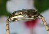 ROLEX MIDSIZE PRESIDENT 18K YELLOW GOLD VINTAGE DIAMOND BEZEL PEARL DIAL BAND