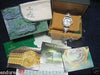 ROLEX Submariner 16610 Steel Men's Watch Silver Serti Dial 9 Carats Diamond