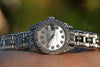 ROLEX LADIES 18K WHITE GOLD DIAMONDS MASTERPIECE BAND DIAMOND LUGS BEZEL DIAL