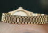 ROLEX LADIES 18K YELLOW GOLD 69178 PRESIDENT RUBY DIAMOND DIAL BEZEL BAND LUGS