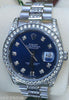 ROLEX DATEJUST PRESIDENT CUSTOM DIAMOMD BRACELET & BEZEL STAINLESS STEEL 16200