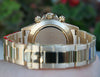 ROLEX MENS WATCH 18K YELLOW GOLD DAYTONA 16528 WHITE DIAL PERFECT