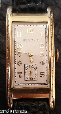 Bulova 1937 President 1941 Movement Cal 7AP 12 Jewel B- 10k Gold Filled Signed o