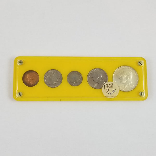 1968 D US United States Mint Set 40% Silver Uncirculated
