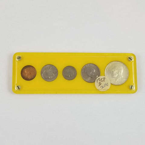 1968 D US United States Mint Set 40% Silver Uncirculated