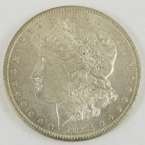 1883-O Morgan Silver Dollar $1 Coin BU Brilliant Uncirculated COA