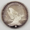 1987 Disney Mickey's Magic Good Luck Coin 5 Troy oz .999 Silver COA