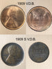 Lincoln Cents Set 1909-2006 Key Dates included Incomplete Set