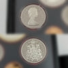1981 Royal Canadian Mint 7 Coin Proof Set Locomotive Dollar 50% SILVER
