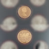 1981 Royal Canadian Mint 7 Coin Proof Set Locomotive Dollar 50% SILVER