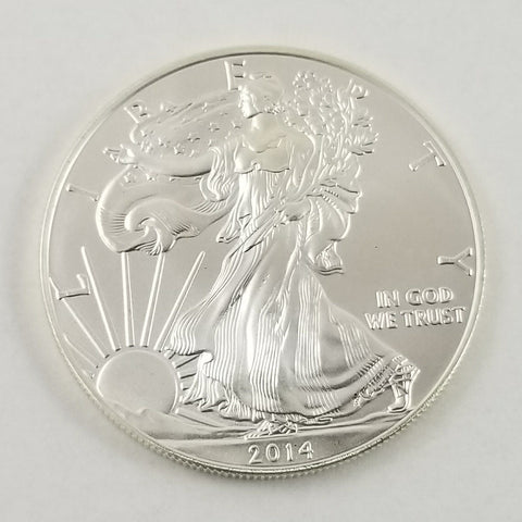 2014 American Eagle 1oz .999 Fine Silver - $1 Uncirculated Bullion Ounce Dollar
