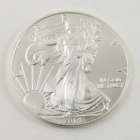 2014 American Eagle 1oz .999 Fine Silver - $1 Uncirculated Bullion Ounce Dollar