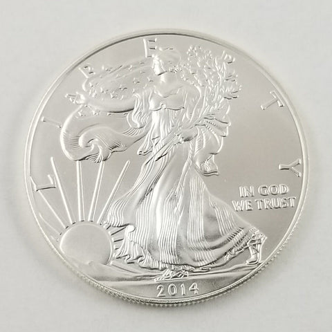 2014 American Eagle 1oz .999 Fine Silver - $1 Uncirculated Bullion Ounce Dollar