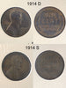 Lincoln Cents Set 1909-2006 Key Dates included Incomplete Set