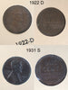 Lincoln Cents Set 1909-2006 Key Dates included Incomplete Set