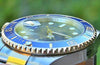 ROLEX MENS CERAMIC STEEL GOLD BLUE SUBMARINER NEW