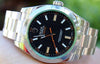 ROLEX STEEL MENS GREEN CRYSTAL MILGAUSS WATCH NEW